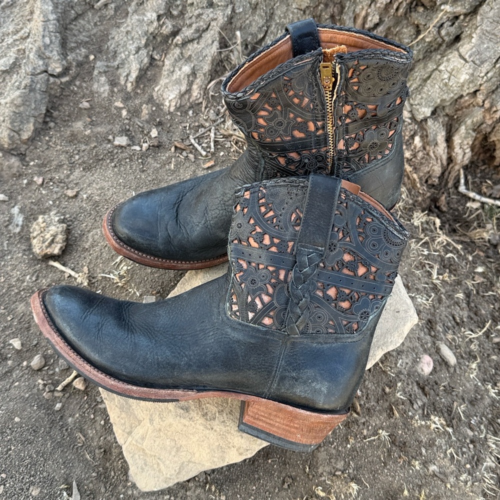 KEMO SABE lace boots leather Rios of Mercedes - Picture 4 of 5